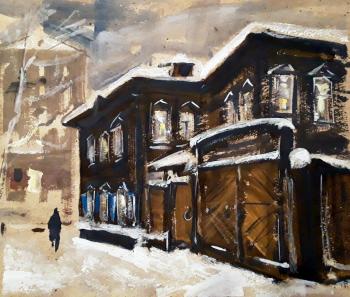 It's melting again in Tomsk. Knecht Aleksander