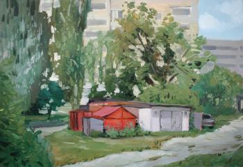 City courtyard. Fyodorova-Popova Tatyana