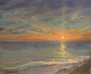 Sunset over the Black Sea. Korepanov Alexander