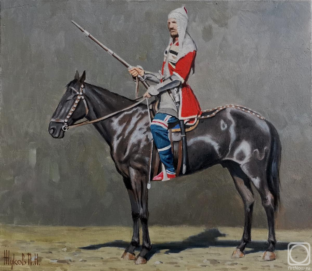 Zhukov Pavel. Highlander on a horse