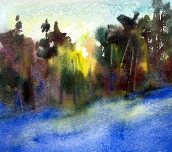 Forest morning. Knecht Aleksander