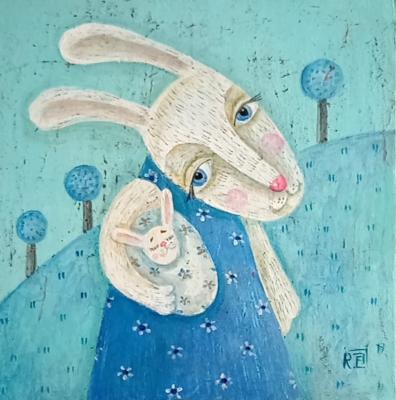 My little bunny (Picture For Children S Room). Razina Elena