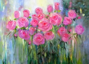 Pink roses. Radiance