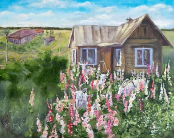 Goats and mallow. Batischeva Anastasiya