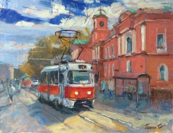 Tram on Timiryazevskaya (Old Tram). Poluyan Yelena