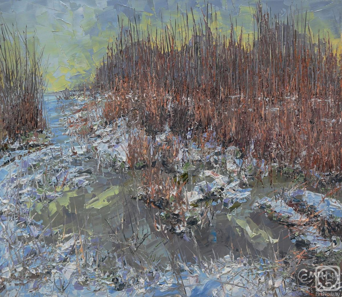 Smirnov Sergey. Thaw on Epiphany Day