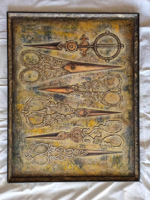 Tools of the Siberian barber. Soldatov Boris