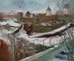 Мизулина Ольга.<br>Картина «Ивангородская крепость.»