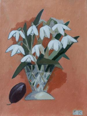 Bouquet of snowdrops. Kurmaz Svetlana