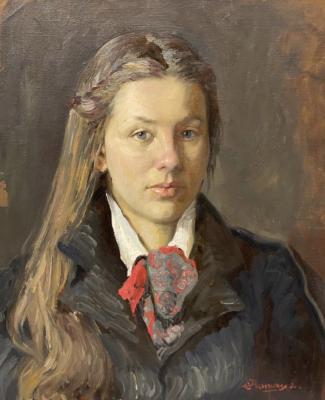 Self-portrait. 22 years old