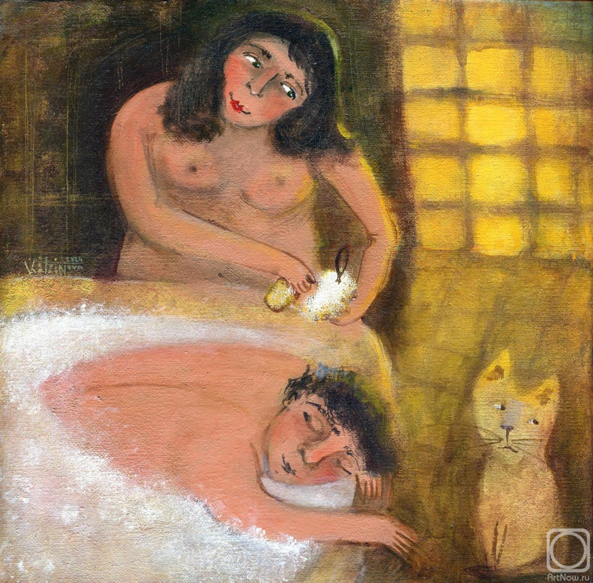 Vitvinova Ekaterina. Jealousy of Immanuel the cat