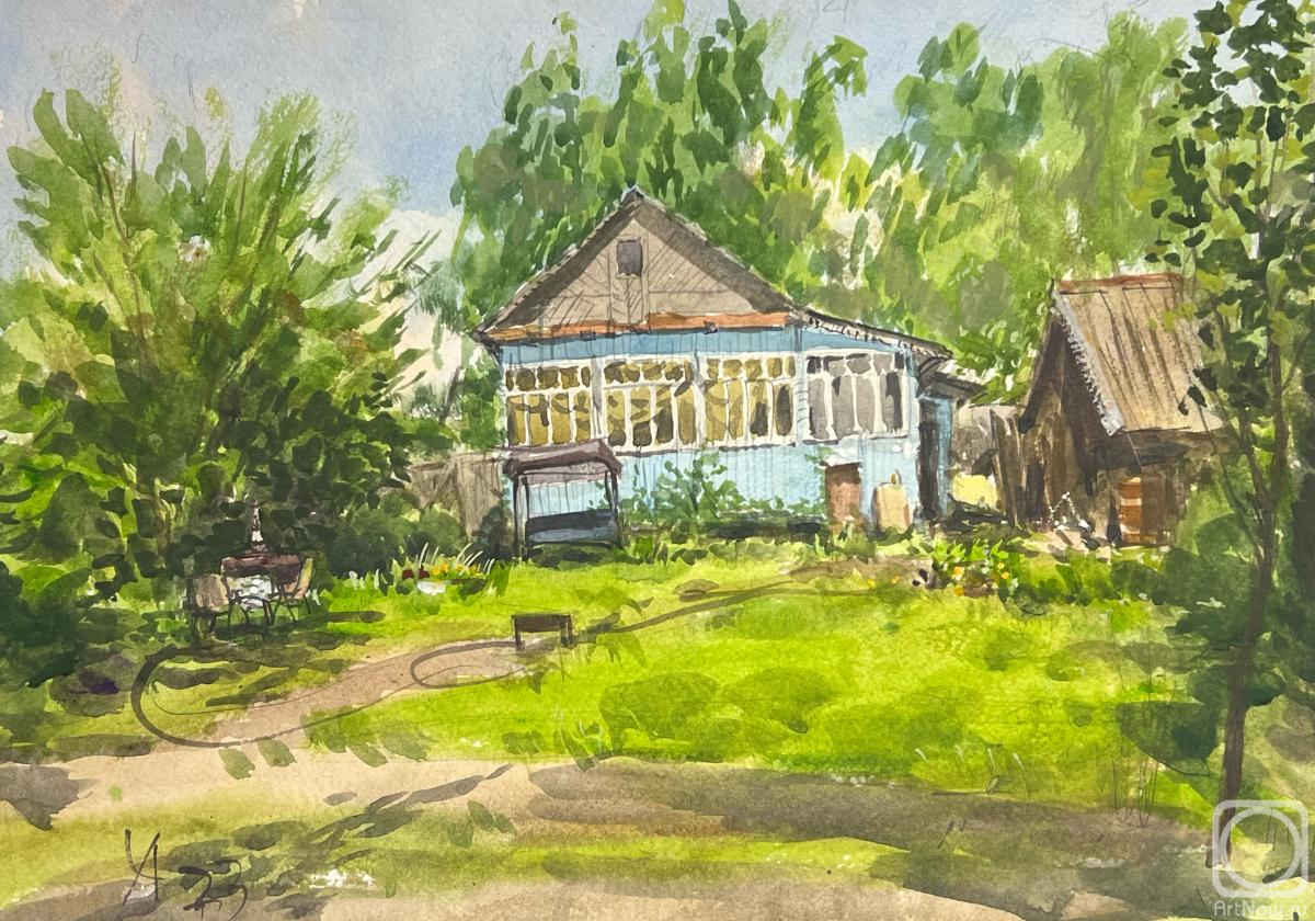 Cheglyakov Andrey. Vegetable garden at an old dacha