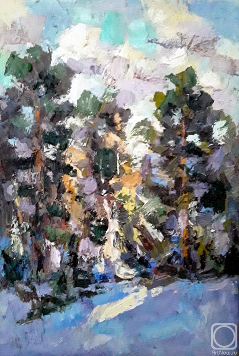 Knecht Aleksander. In the January forest