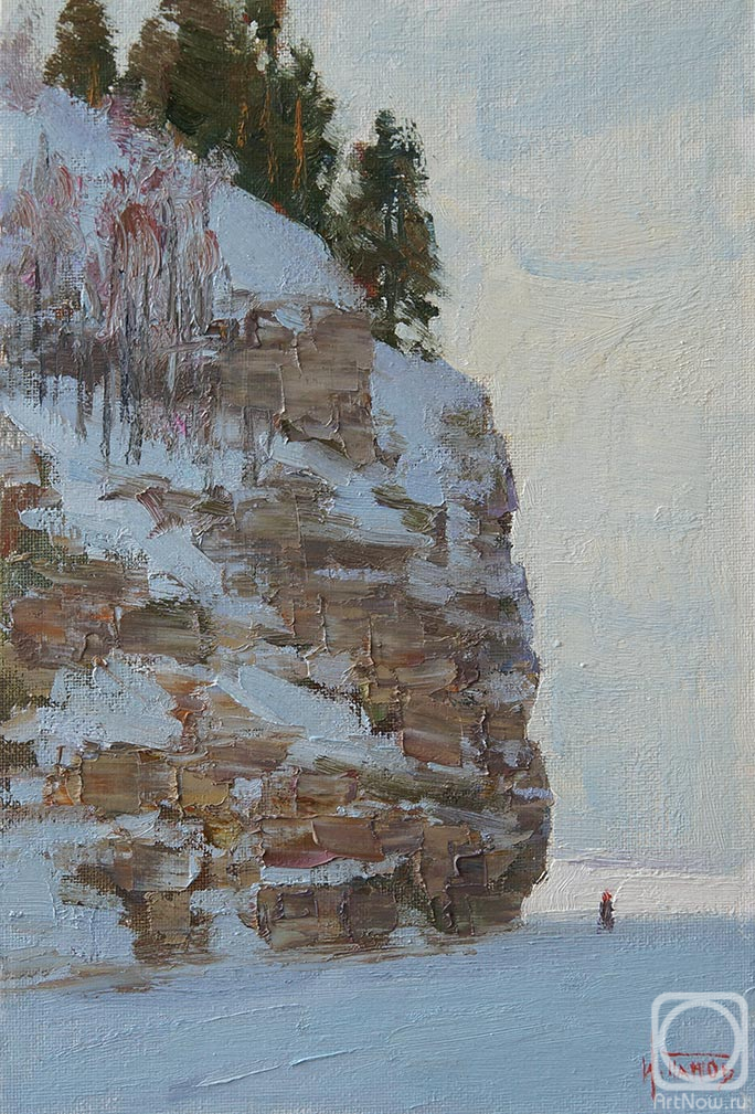 Panov Igor. Under the winter cliff