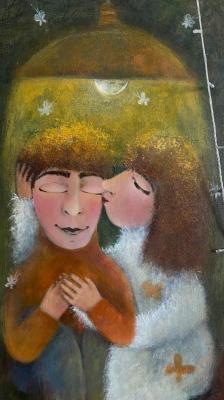 I hug and kiss you, even when I'm not around you. Vitvinova Ekaterina