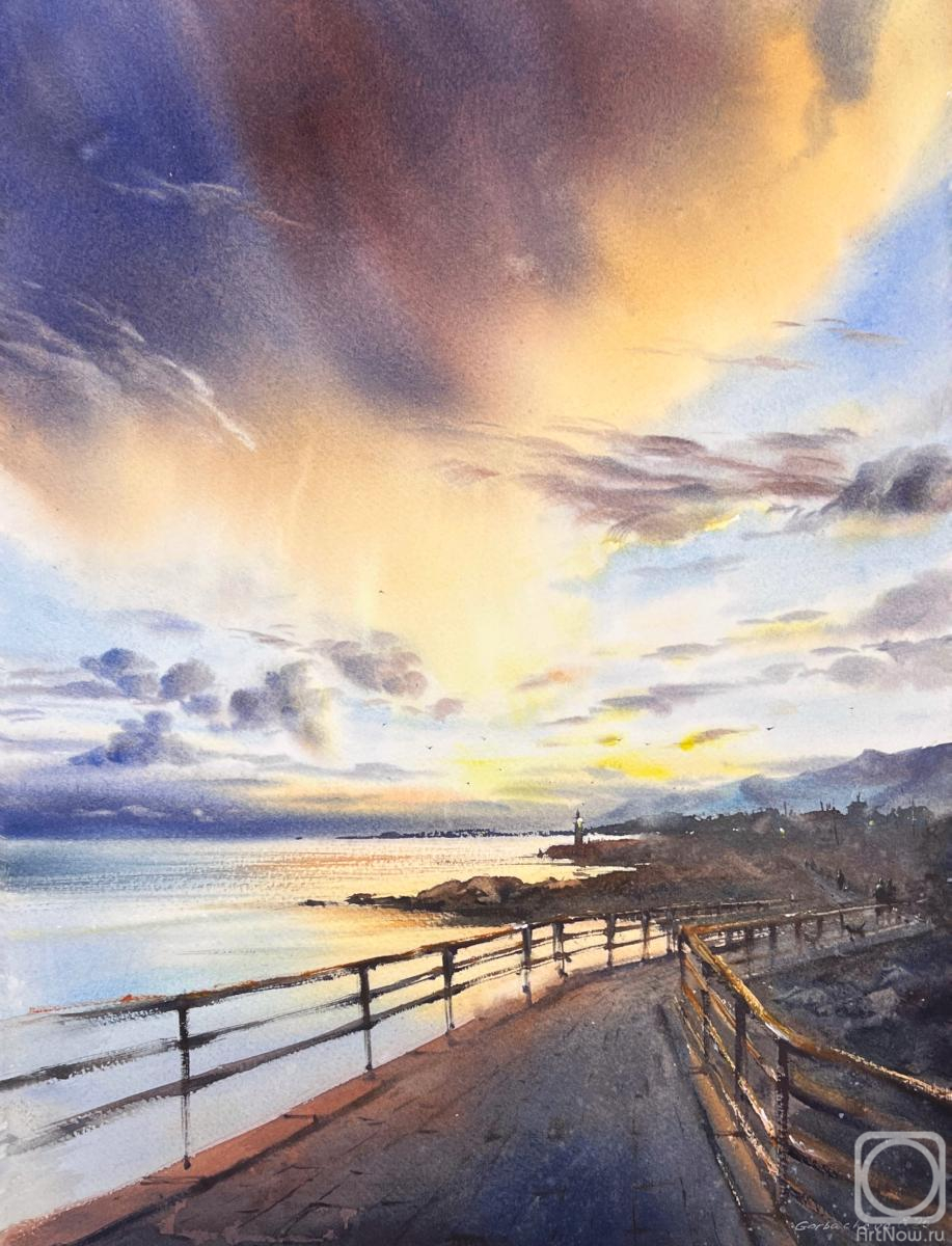 Gorbacheva Evgeniya. Cyprus Embankment Sunset #2