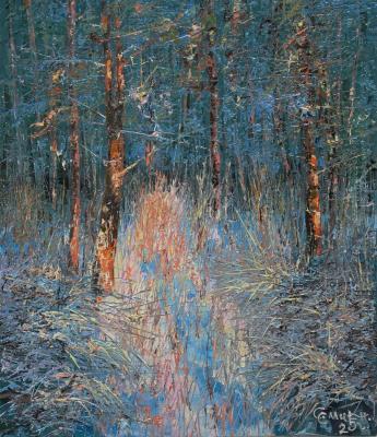 The last rays of sunset