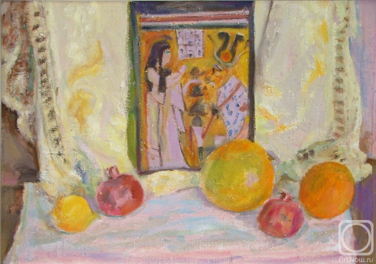 Zefirov Andrey. Fruits and an Egyptian Print