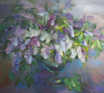 Lilac branches. Averkina Valentina