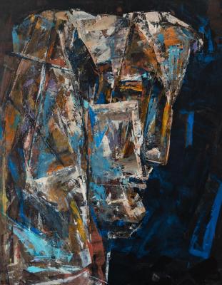 From the "Faces" series. #3 (Stone Canvas). Sardaryan Ashot