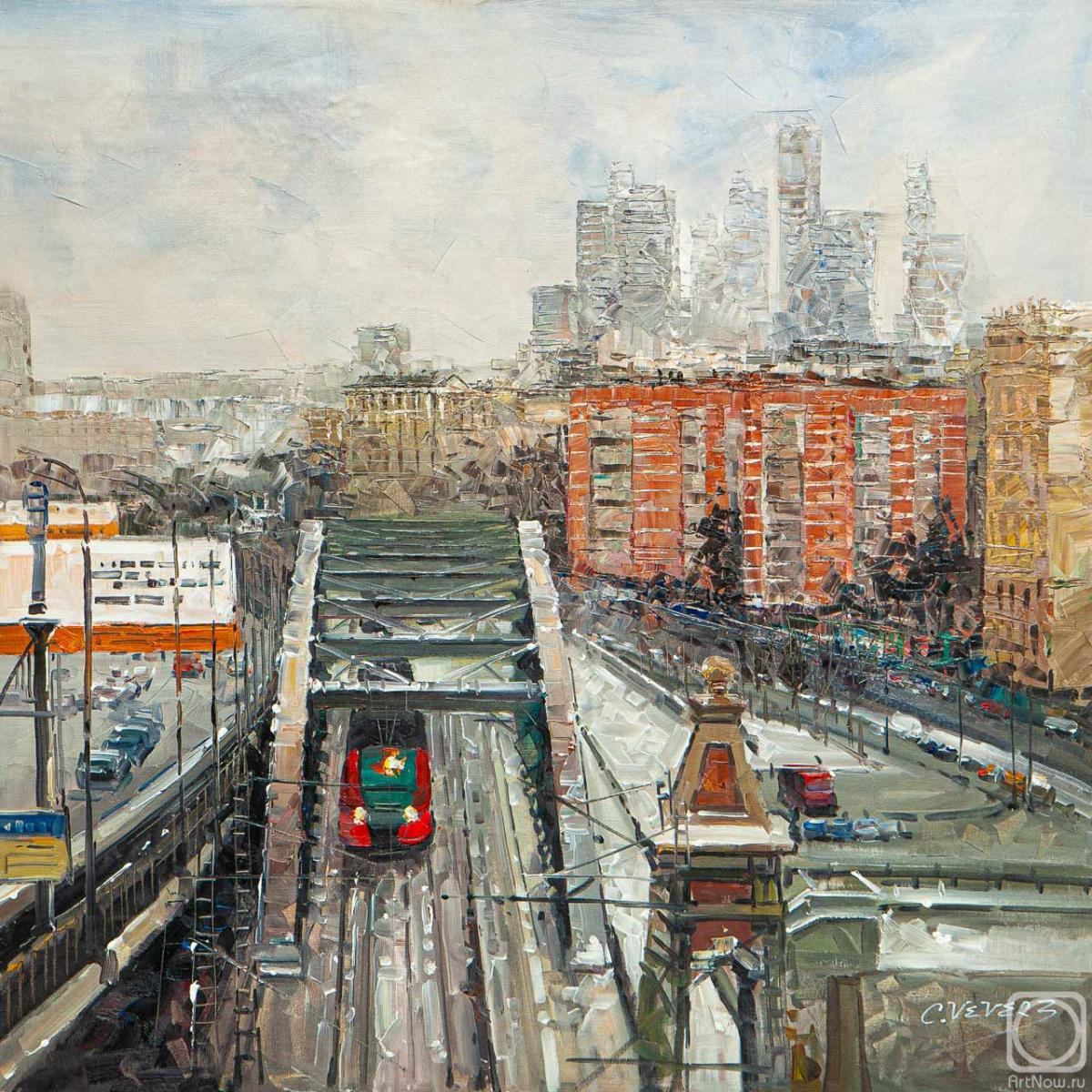 Vevers Christina. Moscow. MCC. Andreevsky railway bridge