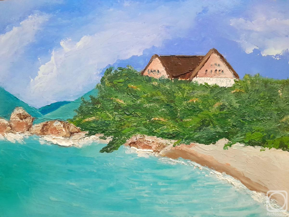 Feldman Valentina. Beach in the tropics