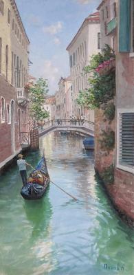 Through the water streets of Venice. Panov Aleksandr