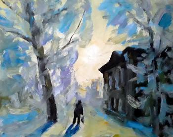 Morning frost. Knecht Aleksander