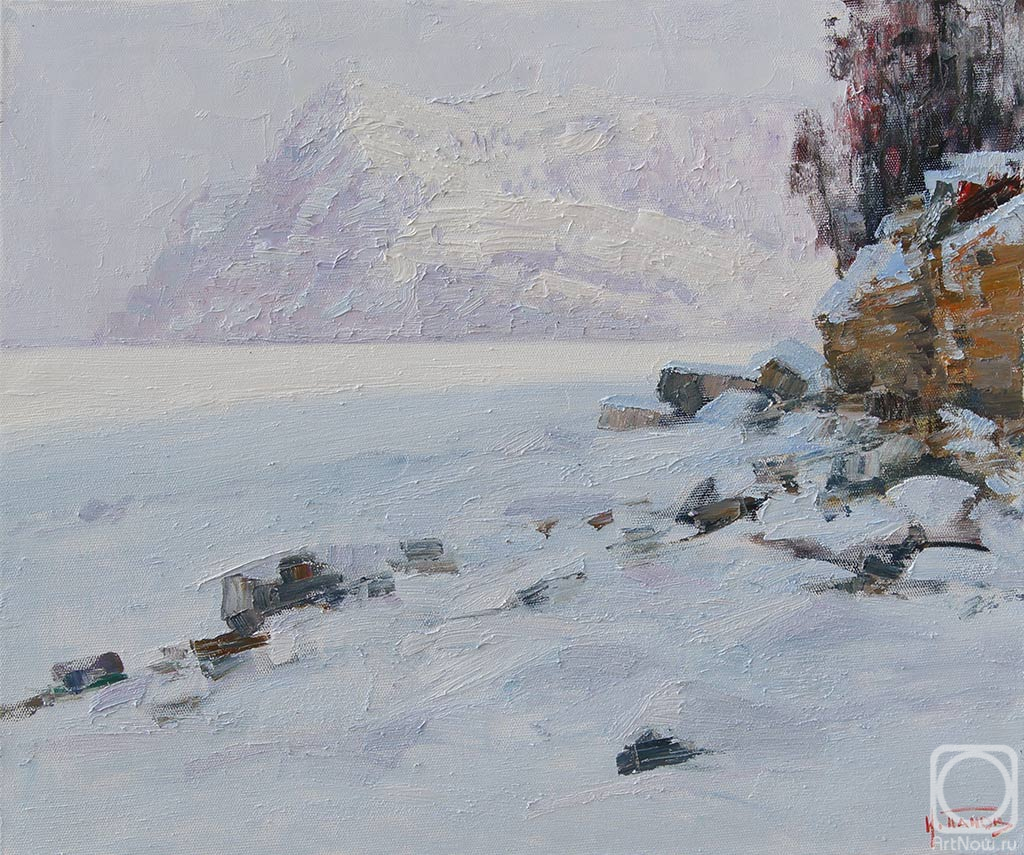 Panov Igor. Snowy shores