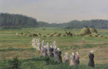 The haymaking time. Korepanov Alexander