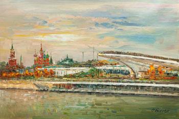 Moscow Tour. Floating Bridge, Zaryadye, Red Square. Vevers Christina