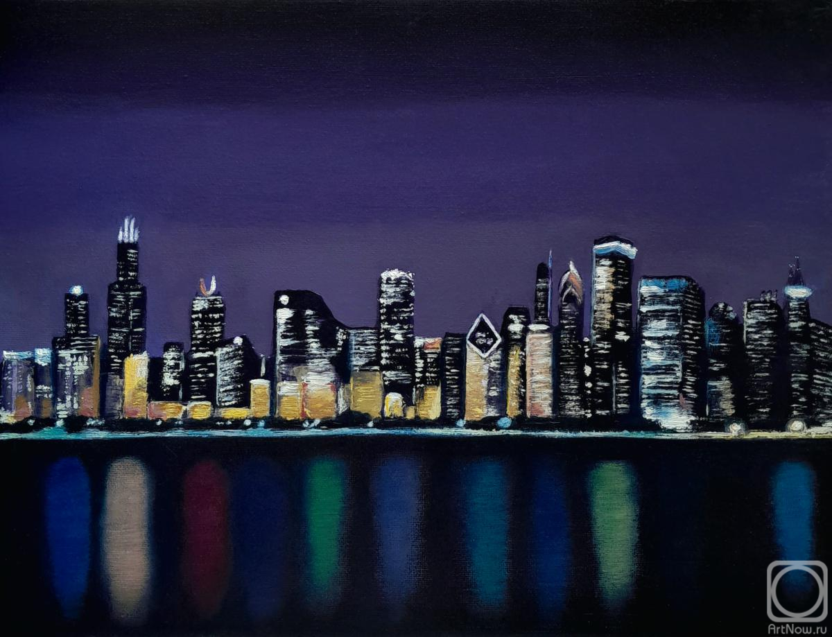 Feldman Valentina. Chicago at Night