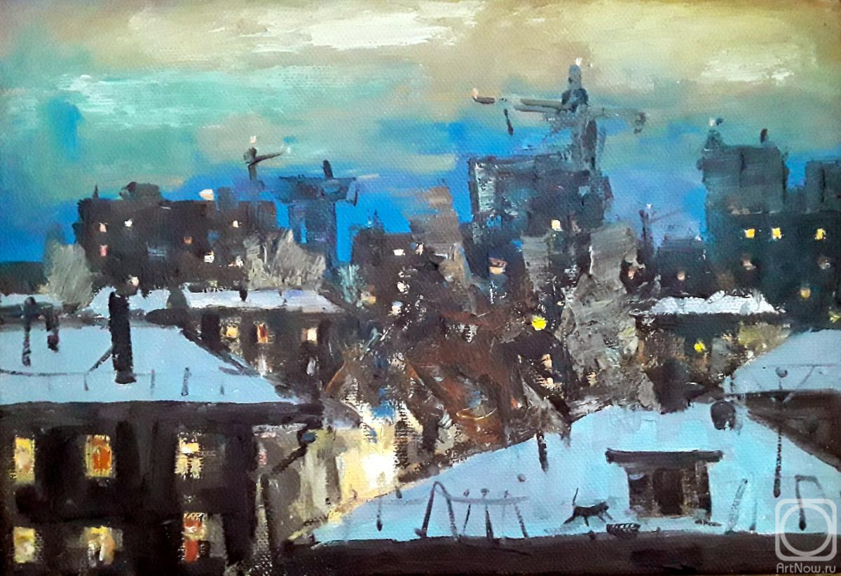 Knecht Aleksander. The city is waking up