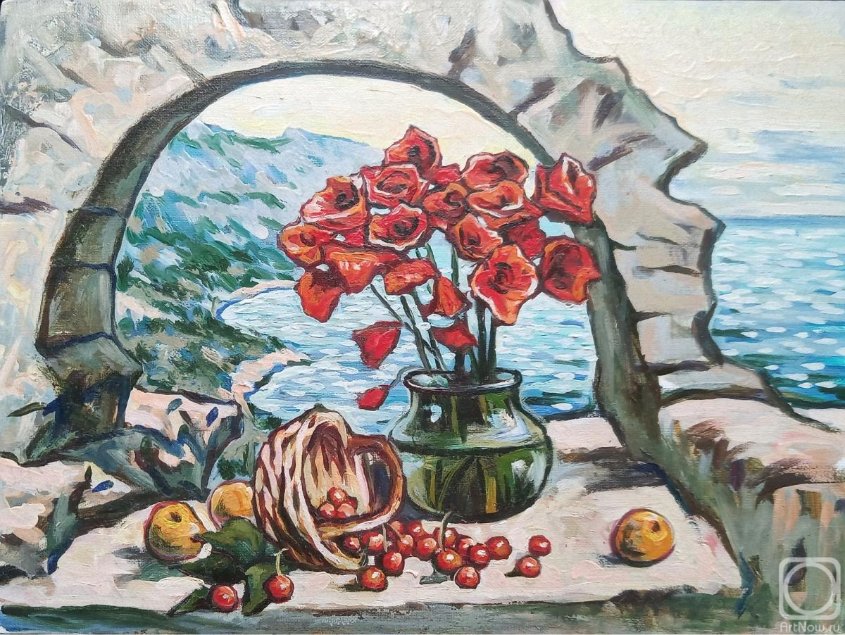 Samsonenko Sergey. Still life with poppies