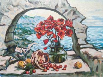 Still life with poppies. Samsonenko Sergey