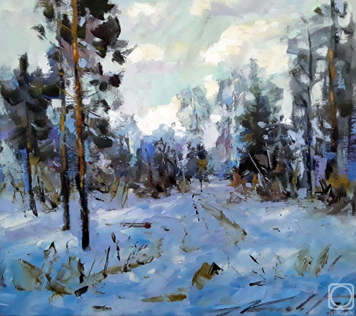 Knecht Aleksander. In the February forest