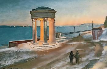 Картина «Вечер на набережной»