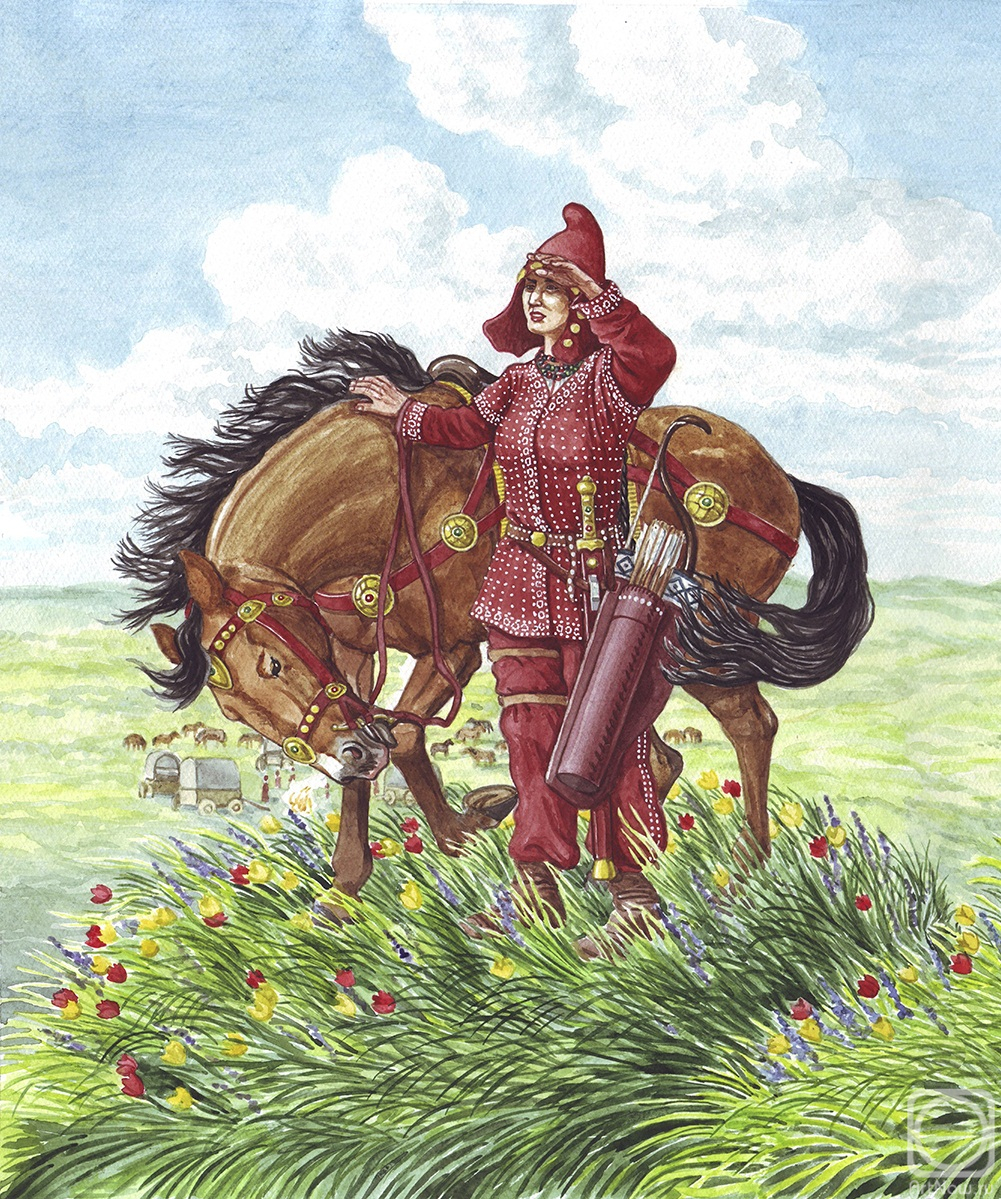 Fomin Nikolay. Sarmatian girl