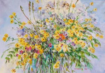 Meadow buttercup (Field Flowers Painting). Kruglova Svetlana