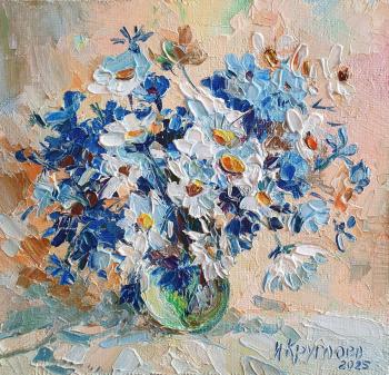 �������� � ��������� (Field Flowers Painting). Kruglova Irina