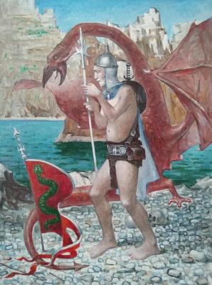 Karadag snake (Symbolic Painting). Samsonenko Sergey