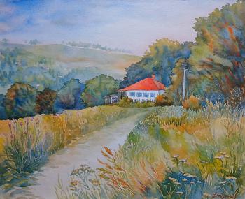 The road to the house