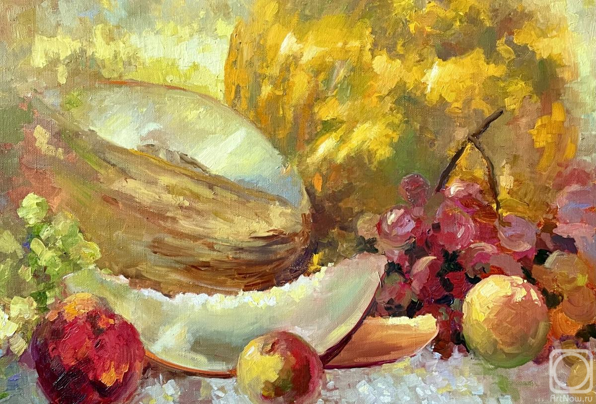 Tsurgan Olesya. Stillife with a melon