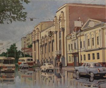 Sverdlovsk Philharmonic Hall washed by a downpour. Sergeev Andrey