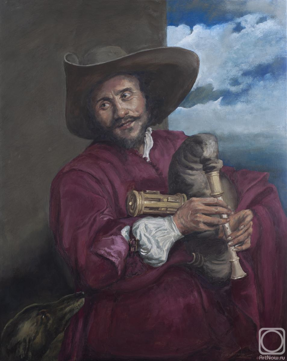 Dobrotvorskiy Aleksey. A free copy of a van Dyck painting