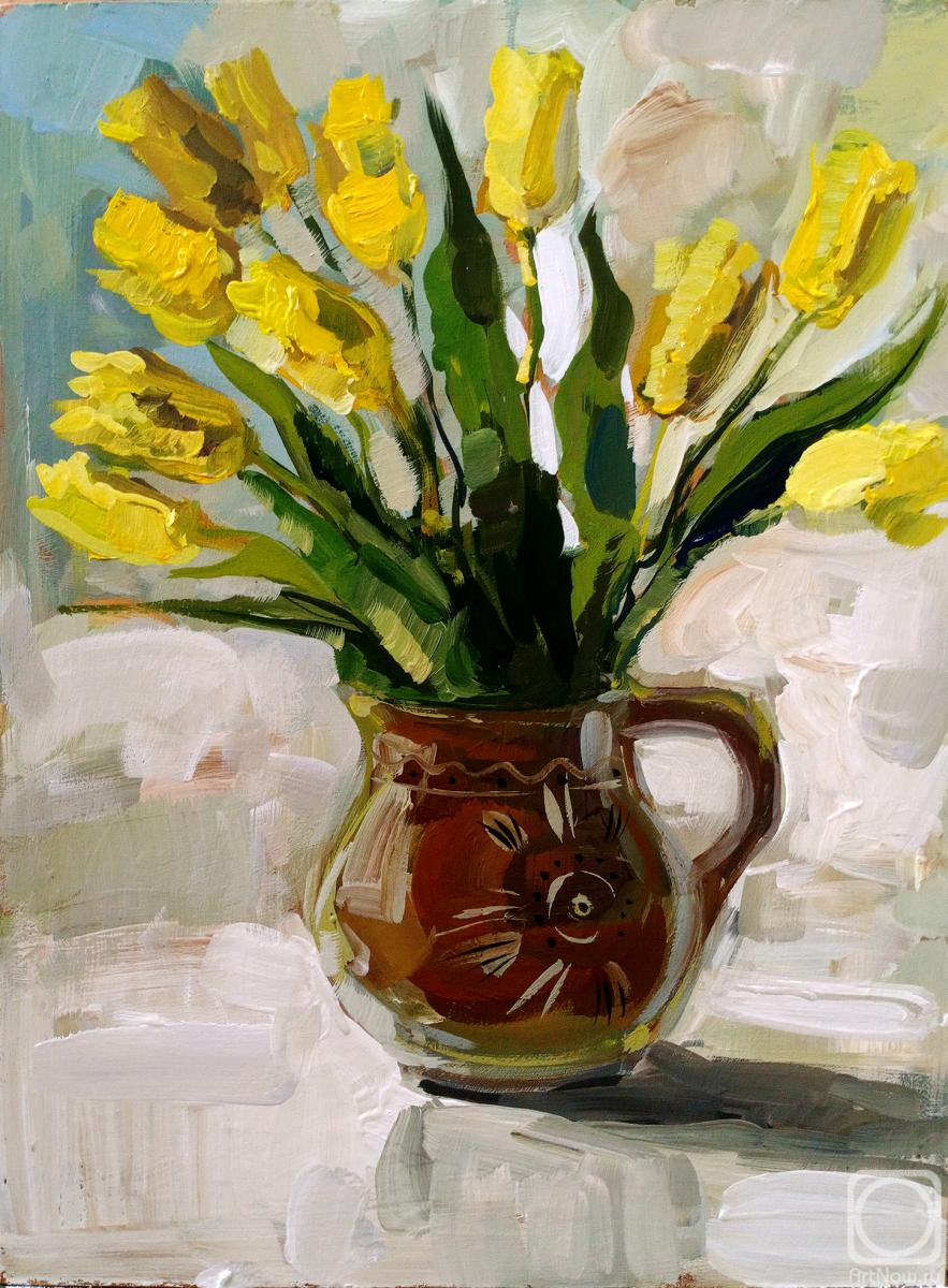 Gerasimova Natalia. Yellow tulips