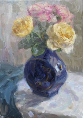 Картина «Деревенские розы»