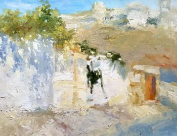 White wall. Old Bakhchisarai