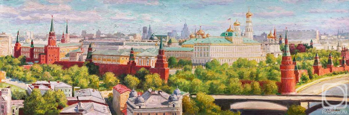 Razzhivin Igor. Panorama of the Moscow Kremlin