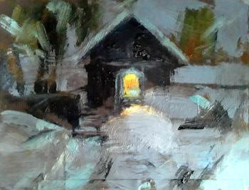 Among the snowdrifts. Knecht Aleksander